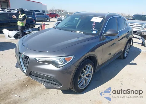 2018 Alfa Romeo Stelvio Ti Awd z USA, uszkodzony, nr VIN ZASFAKBN0J7B85842